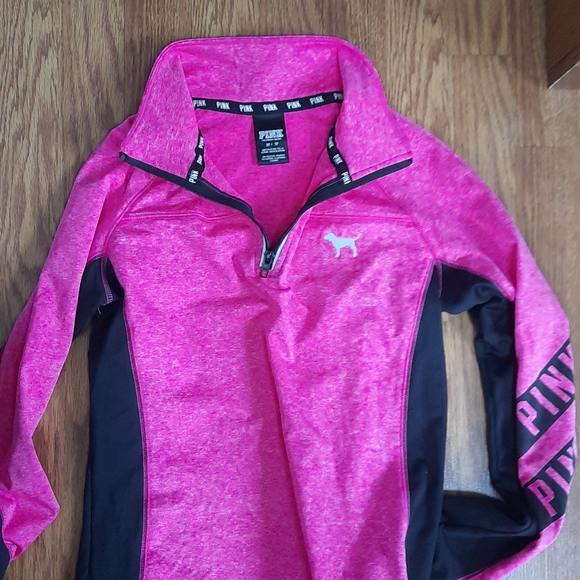 Never worn pink quarter zip up - Picture 6 of 8